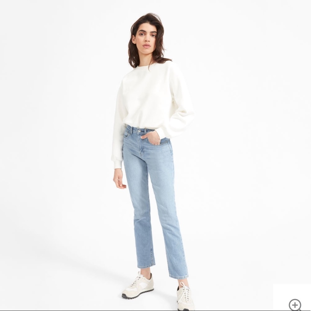 Everlane straight leg cheeky jean